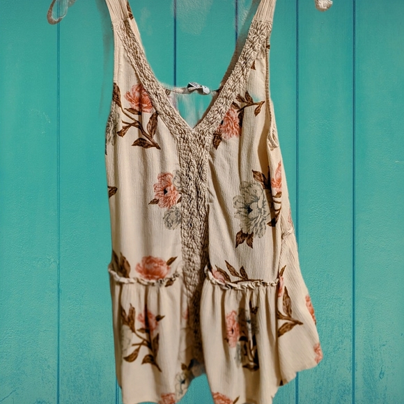 American Eagle Floral Sleeveless Boho Tunic sz.SP - Picture 5 of 11